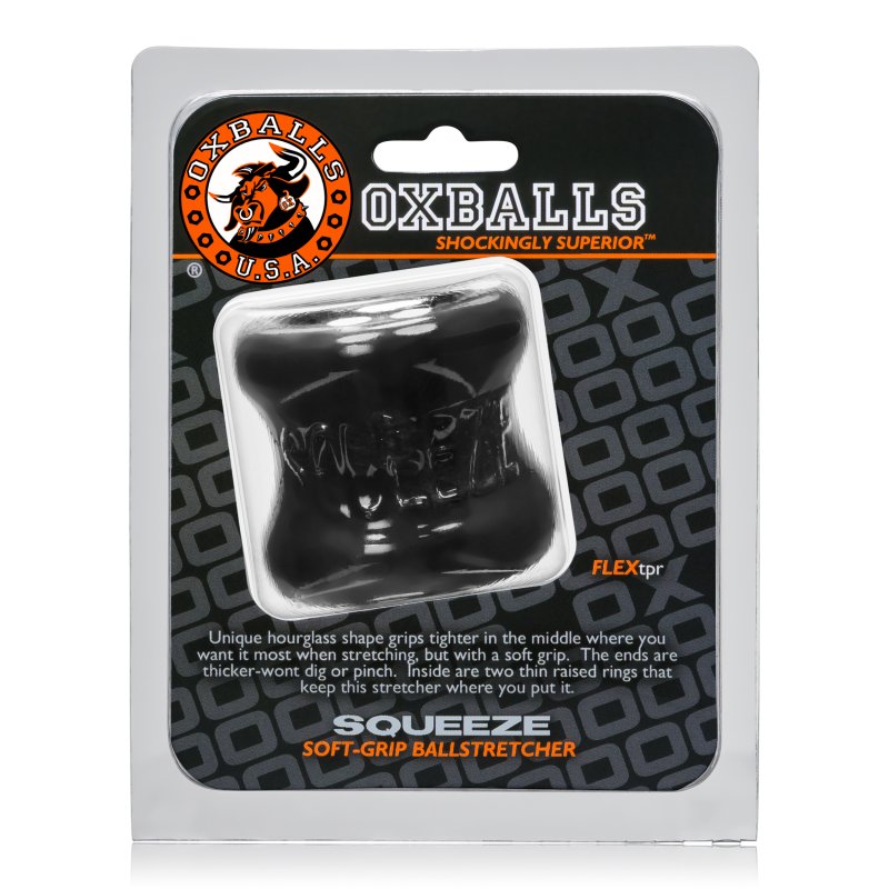 OXBALLS SQUEEZE hourglass ballstretcher BLACK-OX-3011-BLK