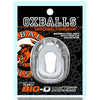 OXBALLS BIG-D bigger bulge cockring w/ shaft grippers CLEAR-OX-3076-CLR
