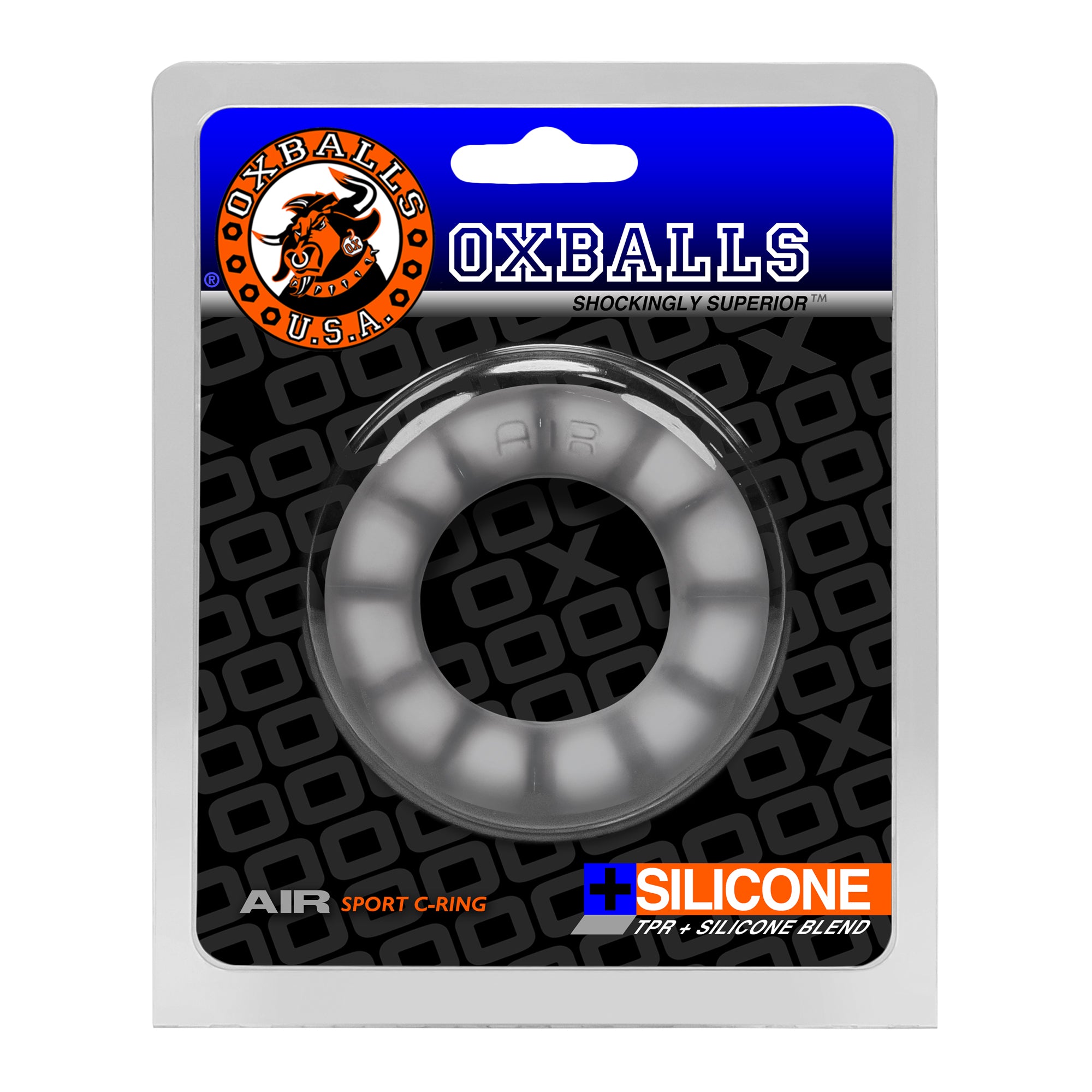 OXBALLS AIR lightweight airflow cockring COOL ICE-OXS-3025-CL.IC