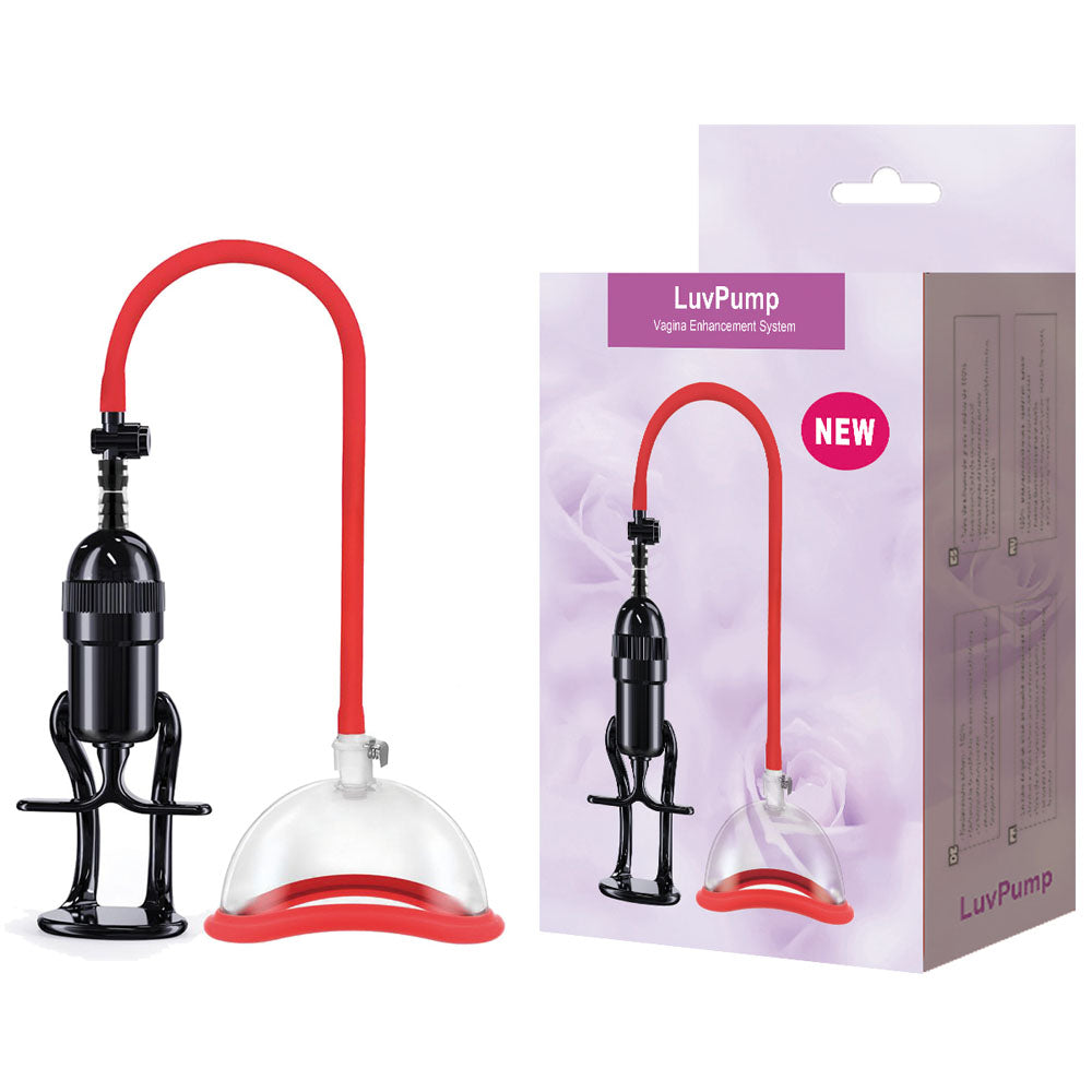 LuvPump Vagina Enhancement System - Clear/Red Vagina Pump-P007