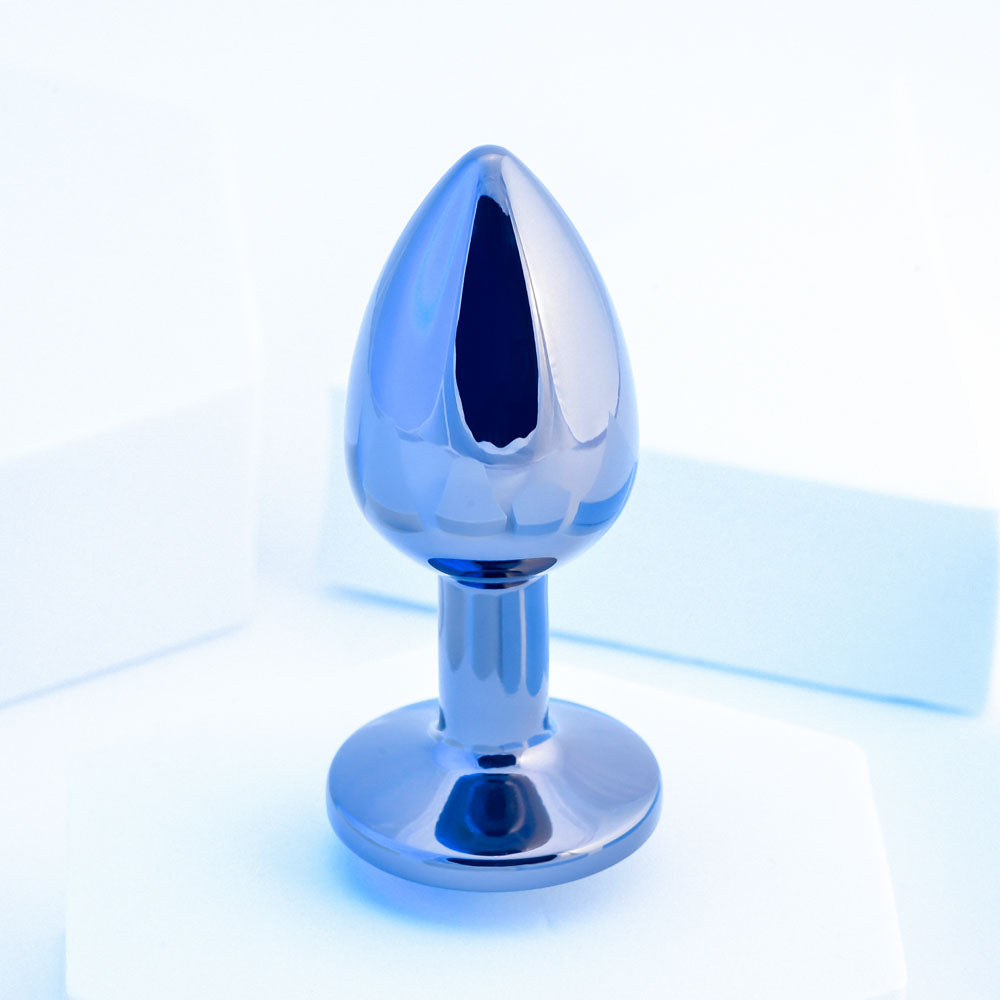 Playboy Pleasure TUX - Small - Metal 7.4 cm Small Butt Plug-PB-BP-2475-2