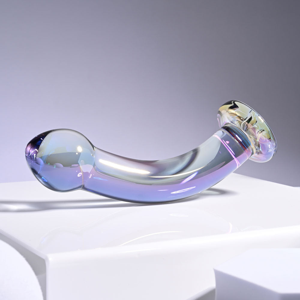 Playboy Pleasure JEWELS KING - Clear Glass 16.3 cm Dildo-PB-GL-4592-2