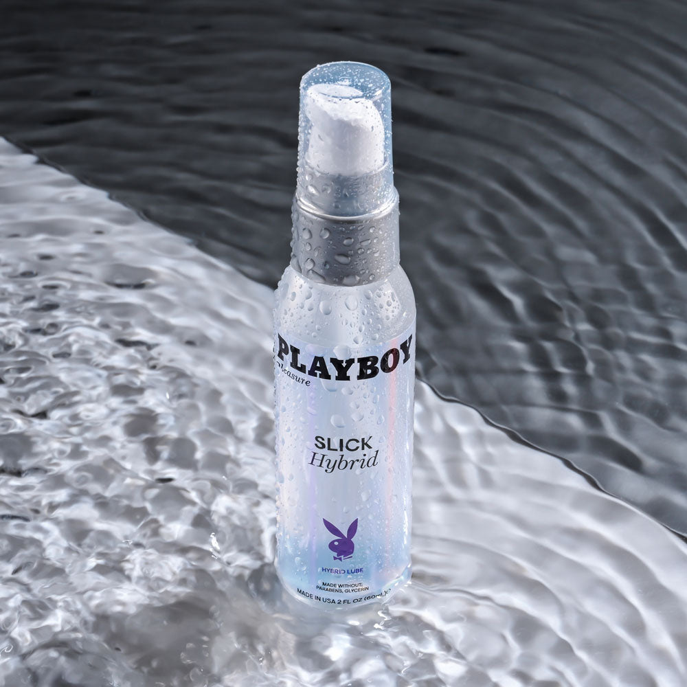 Playboy Pleasure SLICK HYBRID - 60 ml - Hybrid Lubricant - 60 ml Bottle-PB-LQ-2123-2