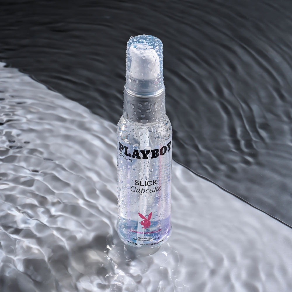 Playboy Pleasure SLICK CUPCAKE - 60 ml - Cupcake Flavoured Water Based Lubricant - 60 ml Bottle-PB-LQ-2185-2