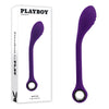 Playboy Pleasure SPOT ON - Purple 22.6 cm USB Rechargeable Poseable G-Spot Vibrator-PB-RS-1621-2