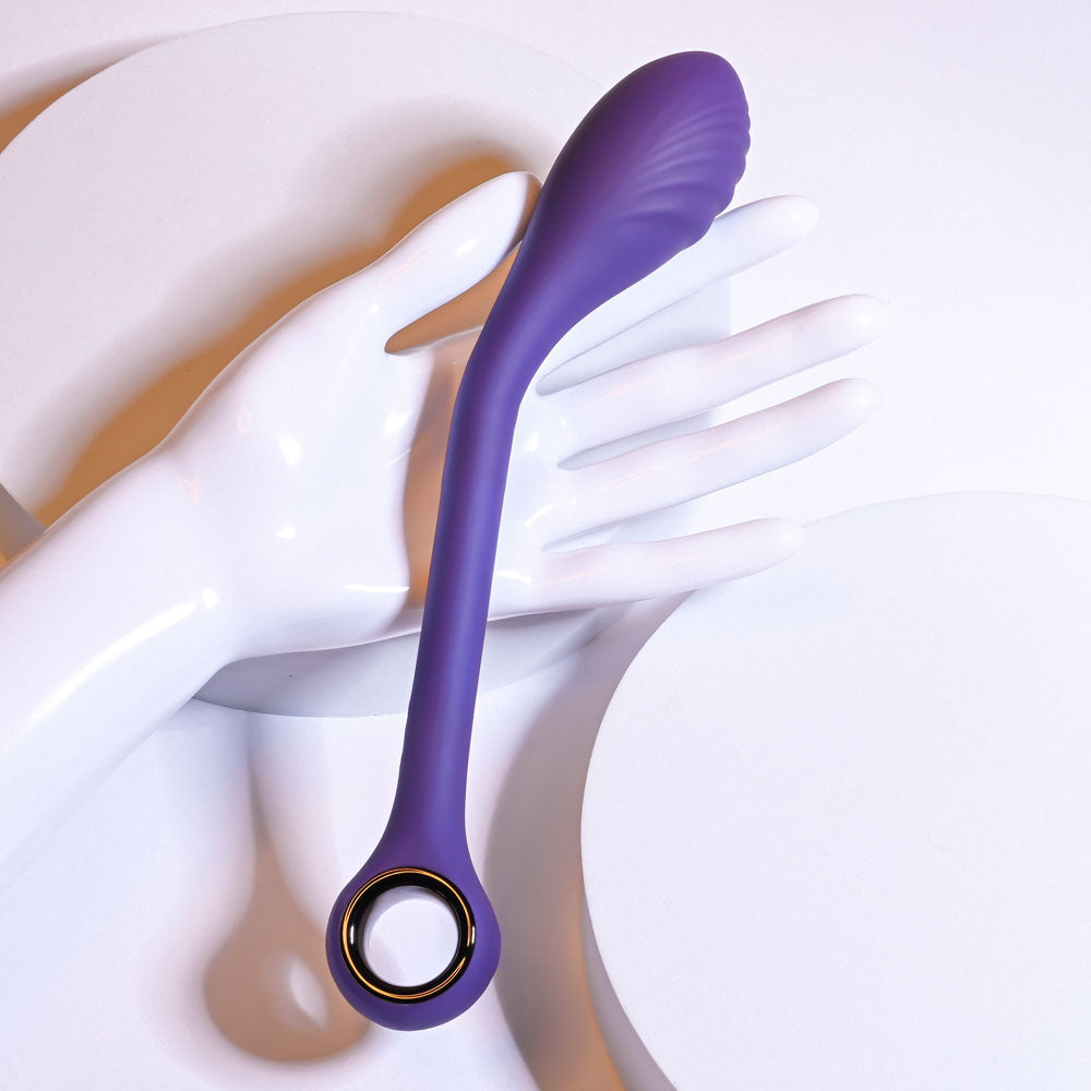 Playboy Pleasure SPOT ON - Purple 22.6 cm USB Rechargeable Poseable G-Spot Vibrator-PB-RS-1621-2