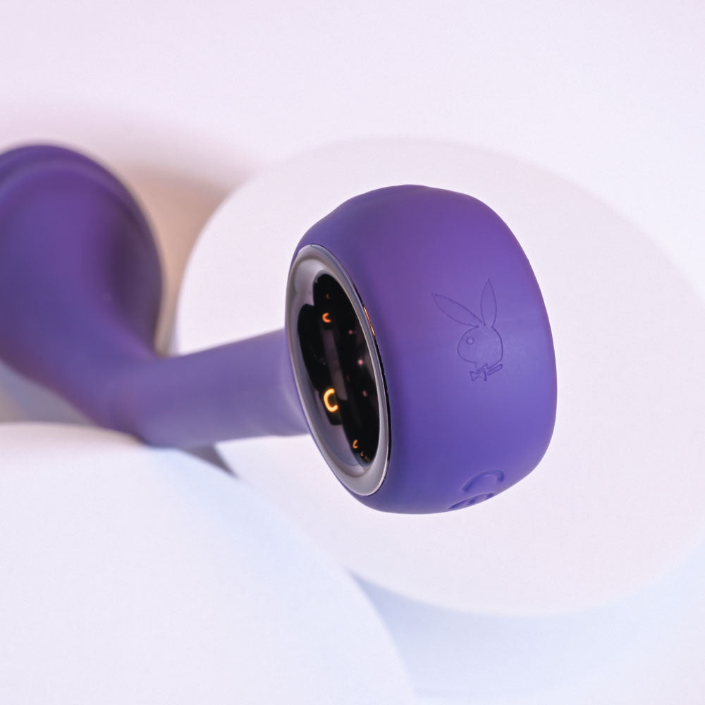 Playboy Pleasure SPOT ON - Purple 22.6 cm USB Rechargeable Poseable G-Spot Vibrator-PB-RS-1621-2