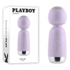 Playboy Pleasure ROYAL MINI - Lilac 12.5 cm USB Rechargeable Mini Wand Vibrator-PB-RS-2291-2