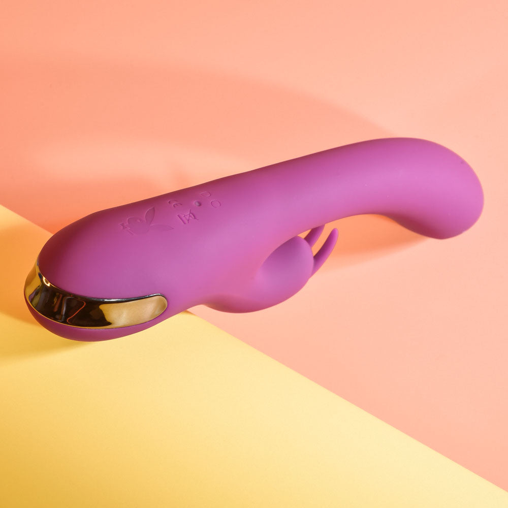 Playboy Pleasure THUMPER - Purple 21.9 cm USB Rechargeable Rabbit Vibrator-PB-RS-2352-2