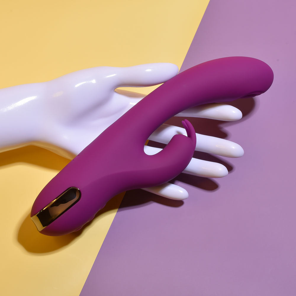 Playboy Pleasure THUMPER - Purple 21.9 cm USB Rechargeable Rabbit Vibrator-PB-RS-2352-2