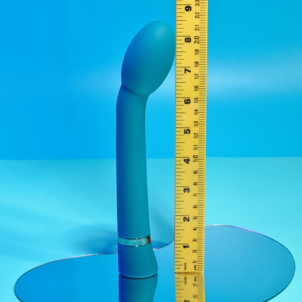 Playboy Pleasure ON THE SPOT - Blue 21.6 cm USB Rechargeable G-Spot Vibrator-PB-RS-2376-2