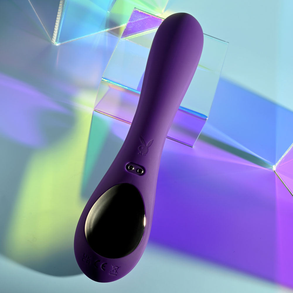 Playboy Pleasure ON REPEAT - Purple 19.7 cm USB Rechargeable Rabbit Vibrator-PB-RS-2505-2