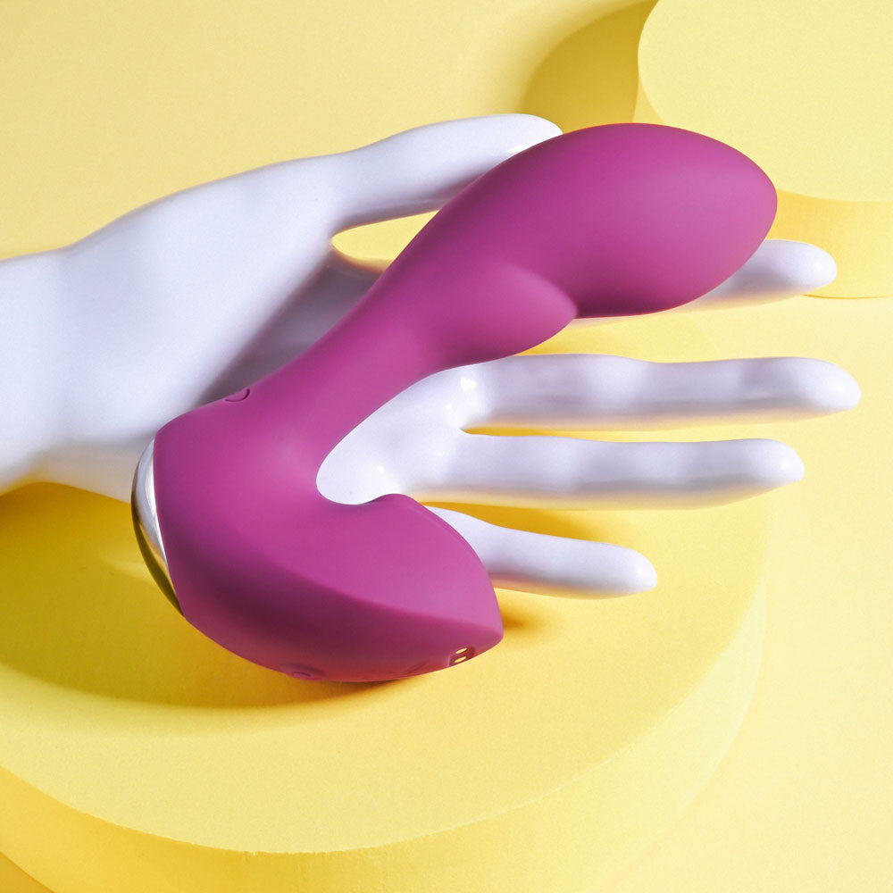 Playboy Pleasure ARCH - Purple 14.1 cm USB Rechargeable G-Spot Vibrator-PB-RS-3182-2