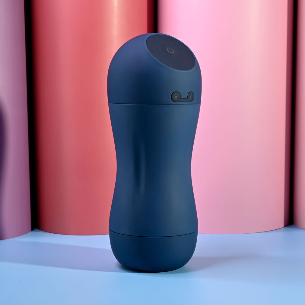 Playboy Pleasure GUSTO - USB Rechargeable Vibrating & Sucking Masturbator-PB-RS-3212-2