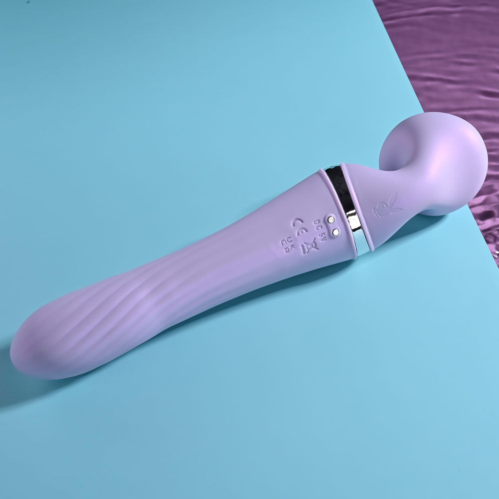 Playboy Pleasure VIBRATO - Lavender 24 cm USB Rechargeable Massage Wand-PB-RS-3656-2