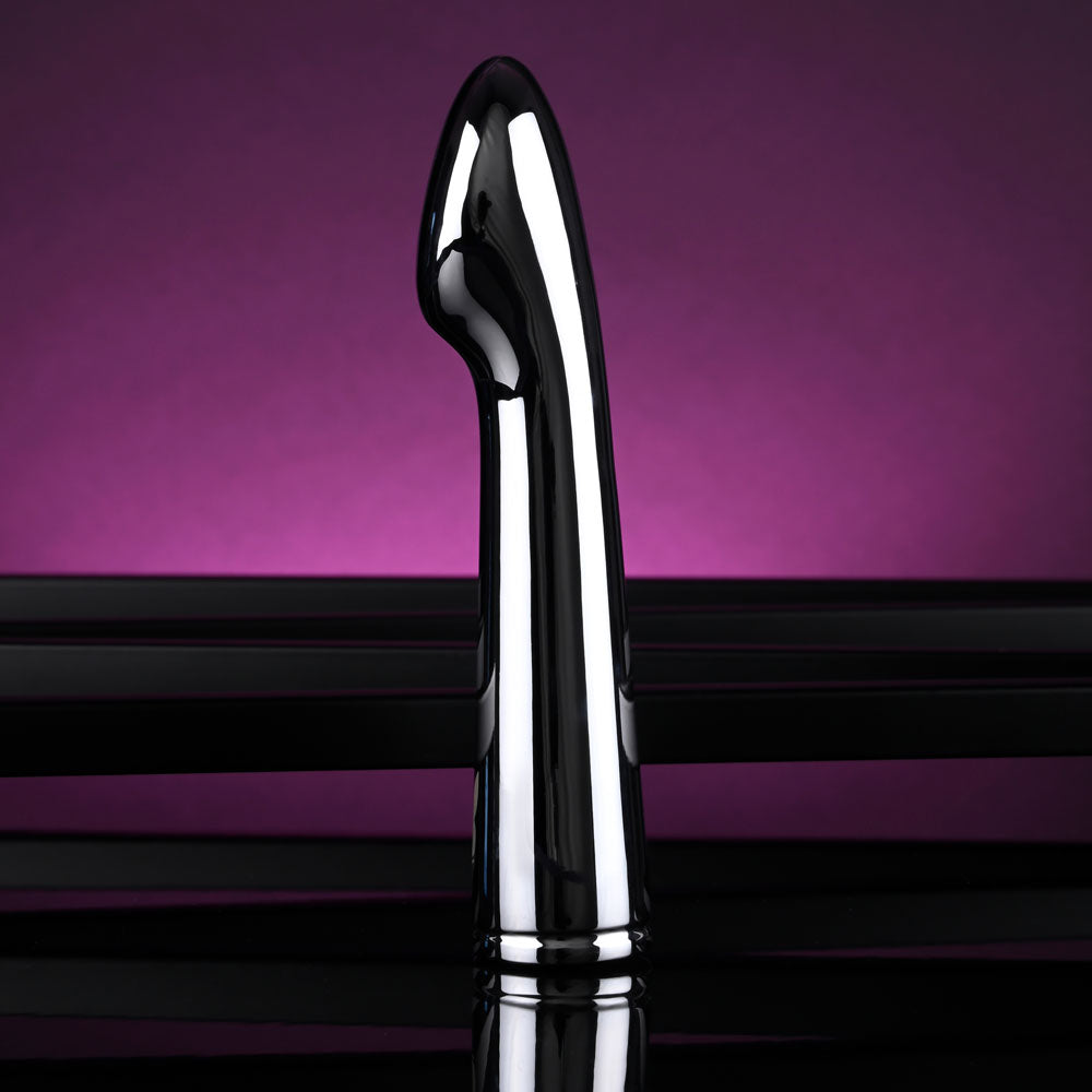 Playboy Pleasure SWOON - Chrome 14 cm USB Rechargeable Vibrator-PB-RS-4301-2