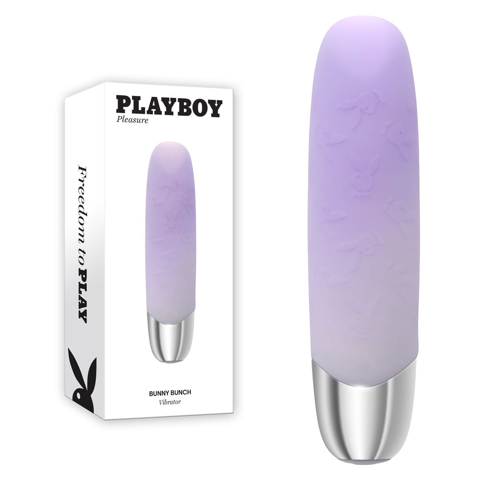 Playboy Pleasure BUNNY BUNCH - Pearl 11.3 cm USB Rechargeable Bullet-PB-RS-4745-2