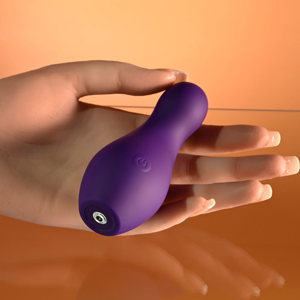 Playboy Pleasure THE JET SET - VIBRATOR - Purple 10.2 cm Vibrator with Self Charging Case-PB-RS-5254-2