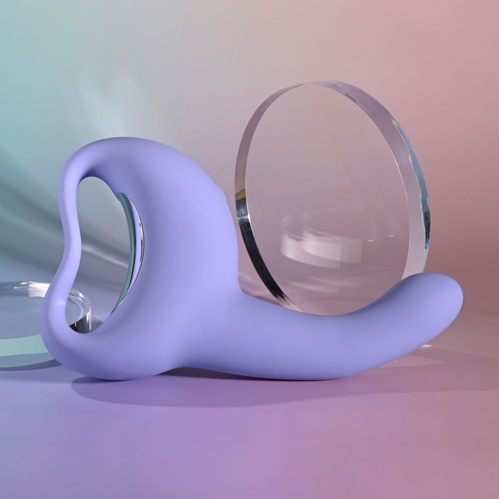 Playboy Pleasure NICE TO MEET YOU - Purple 19.5 cm USB Rechargeable Vibrator-PB-RS-5735-2
