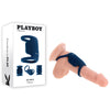 Playboy Pleasure JET PACK - Dark Blue USB Rechargeable Vibrating Penis Harness-PB-RS-5889-2