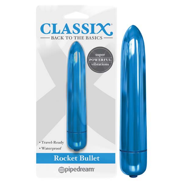 Classix Rocket Bullet - Metallic Blue 8.9 cm Bullet-PD1961-14