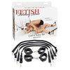 Fetish Fantasy Series Cuff & Tether Set - Black Restraints-PD2151-23