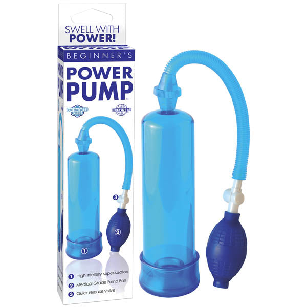 Beginners Power Pump - Blue Penis Pump-PD3241-14