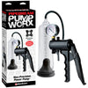 Pump Worx Max-precision Power Pump - Clear/Black Penis Pump with Gauge-PD3270-23