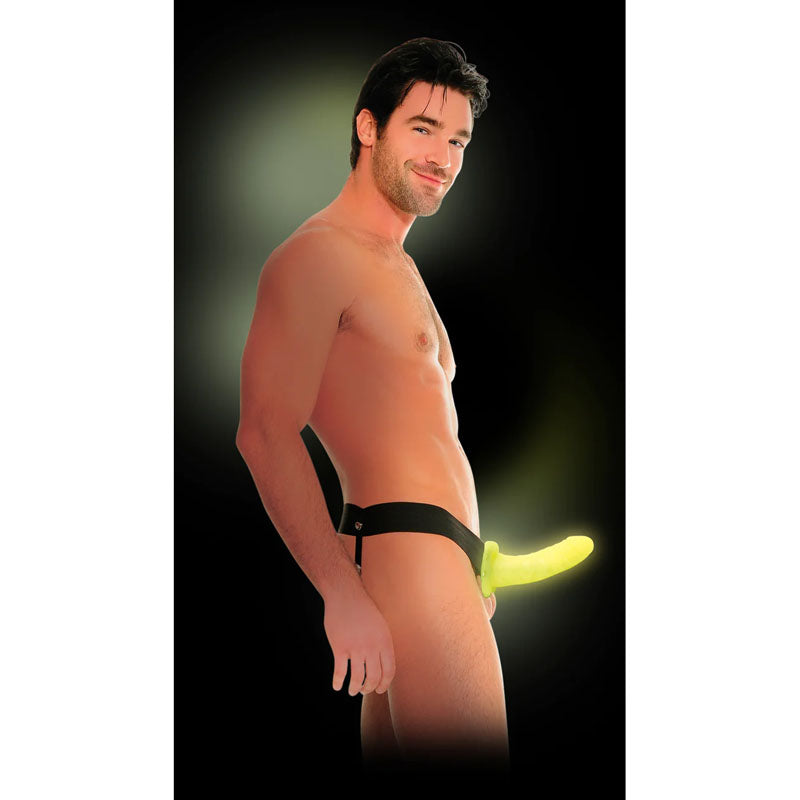 Fetish Fantasy Series For Him Or Her Hollow Strap-on - Glow in the Dark 6 Hollow Strap-On-PD3366-32