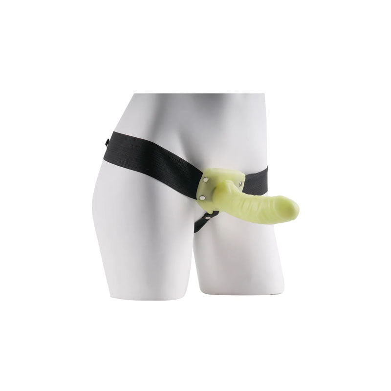 Fetish Fantasy Series For Him Or Her Hollow Strap-on - Glow in the Dark 6 Hollow Strap-On-PD3366-32