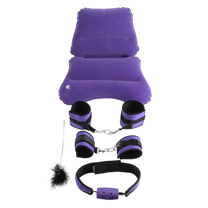 Fetish Fantasy Series Purple Pleasure Bondage Set - 8 Piece Set-PD3863-12