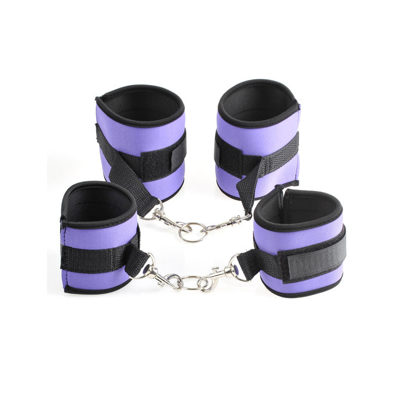 Fetish Fantasy Series Purple Pleasure Bondage Set - 8 Piece Set-PD3863-12