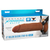 FX Elite 8 Silicone Hollow Strap-On - Tan - Tan 20 cm Hollow Strap-On-PD4160-29