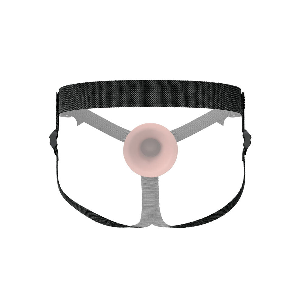 Fantasy X-Tensions Elite 9 Silicone Hollow Strap-On - Flesh - Flesh 22.9 cm Hollow Strap-On-PD4161-21