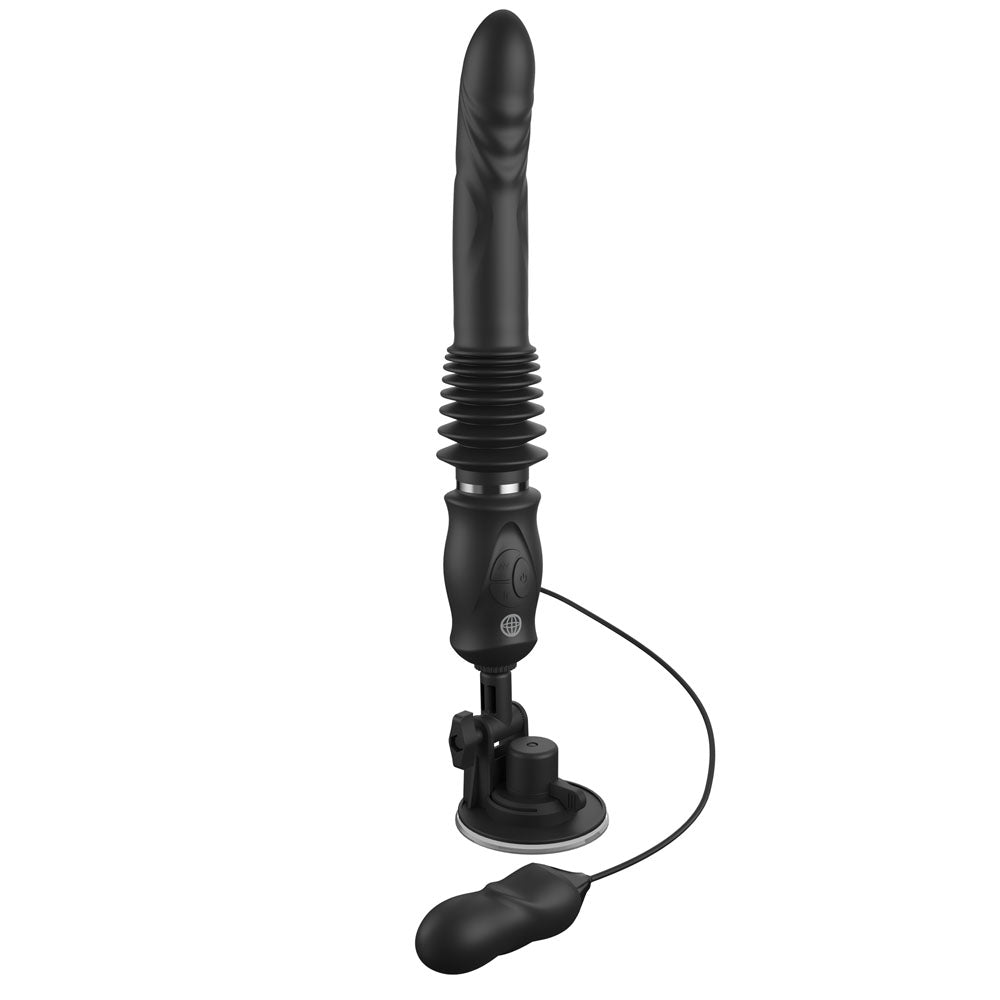 FFS Ultimate Silicone Thruster - Black - Black USB Rechargeable Thrusting Vibrator-PD4563-23