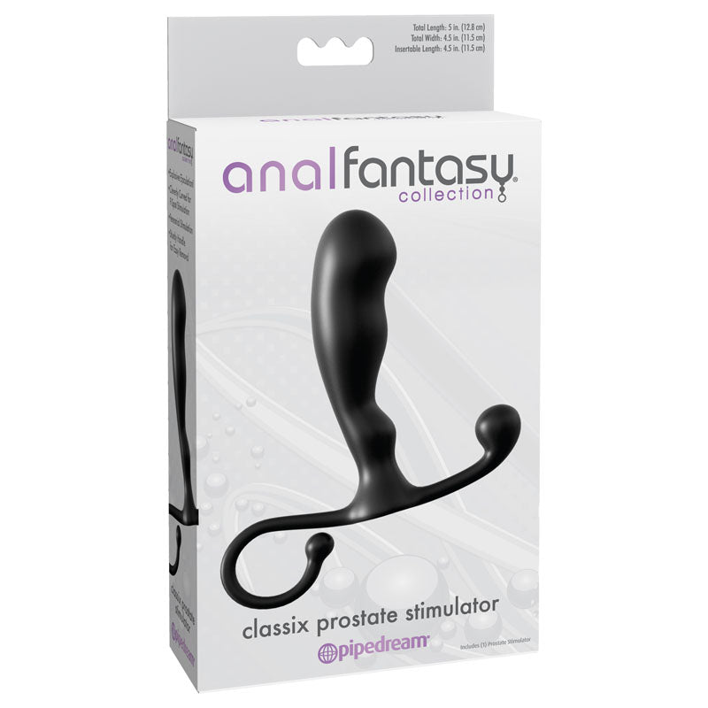 Anal Fantasy Collection Classix Prostate Stimulator - Black 10.1 cm (4) Prostate Massager-PD4617-23