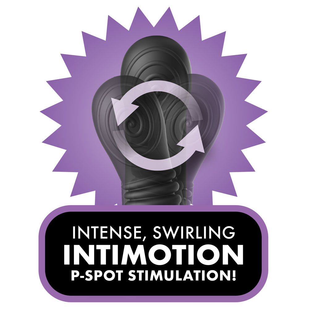 Anal Fantasy Elite Ass-Gasm intiMotion - Black USB Rechargeable Quad Motor Prostate Massager wi