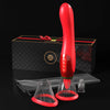 Fantasy For Her Ultimate Pleasure - Red/Gold USB Rechargeable Sucking & Flicking Stimulator-PD4943-15