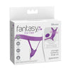 Fantasy For Her Ultimate Butterfly Strap-On - Purple USB Rechargeable Strap-On Stimulator-PD4961-12