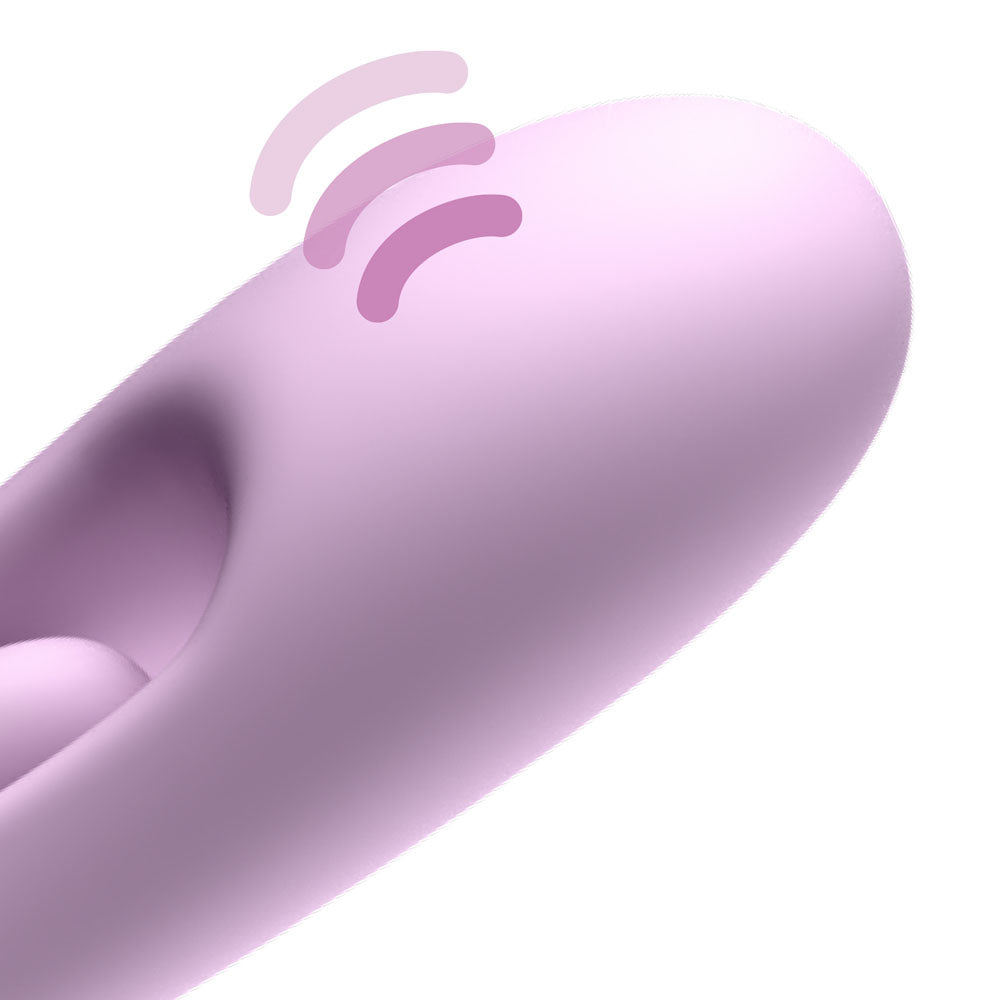 Fantasy For Her G-Touch Pulse Pro - Purple - Purple 23.4 cm USB Rechargeable Rabbit Vibrator wi