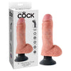 King Cock 8 Vibrating Cock with Balls - Flesh 20.3 cm Vibrating Dong-PD5407-21