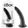 King Cock 7 Cock - Black 17.8 cm (7) Dong-PD5502-23