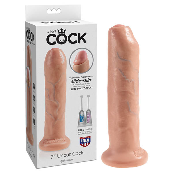 King Cock 7 Uncut - Flesh 17.8 cm Dong-PD5561-21