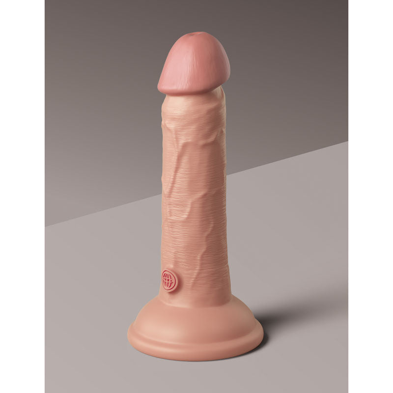 King Cock Elite 6 Dual Density Cock - Flesh - Flesh 15.2 cm Dong-PD5770-21