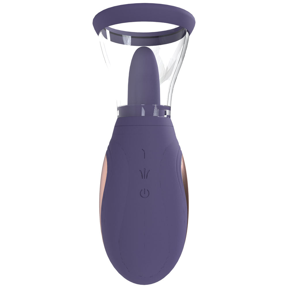 PUMPED Enhance Auto Vulva & Brest Pump - Purple - Purple USB Rechargeable Ladies Pump-PMP046PUR