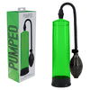 PUMPED Basic Pump 1 - Green - Green Penis Pump-PMP054GRN