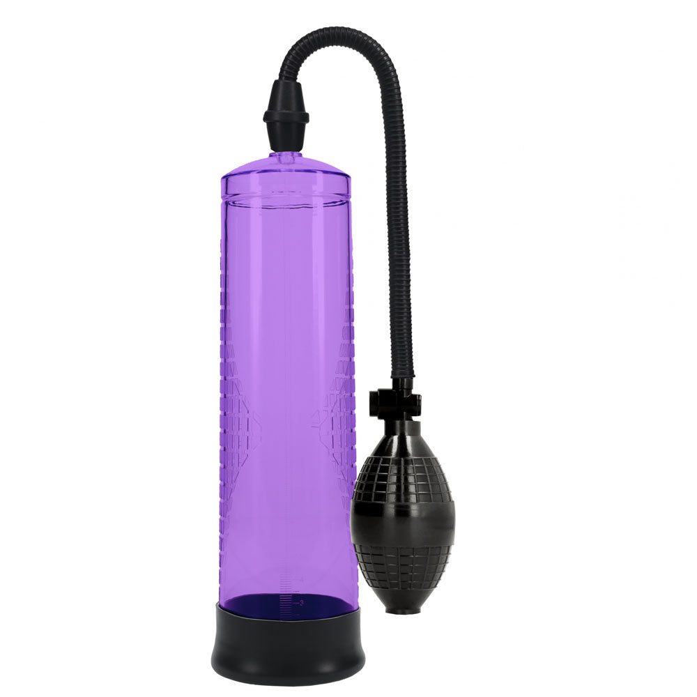 PUMPED Basic Pump 1 - Purple - Purple Penis Pump-PMP054PUR