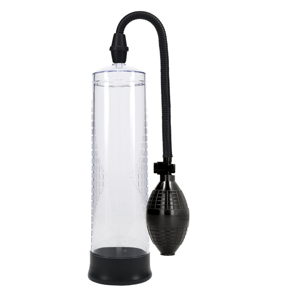 PUMPED Basic Pump 1 - Transparent - Clear Penis Pump-PMP054TRA