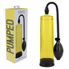 PUMPED Basic Pump 1 - Yellow - Yellow Penis Pump-PMP054YEL