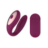 Passion Play Couple Vibe with Remote Controller - Purple USB Rechargeable Couples Vibrator with Wireless Remote - PP0094